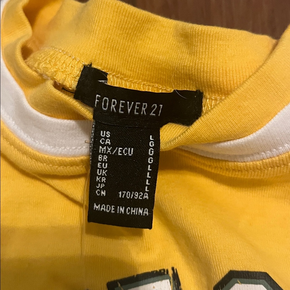 Forever 21 Kids Bright Yellow West Coast Tee - Picture 3 of 3